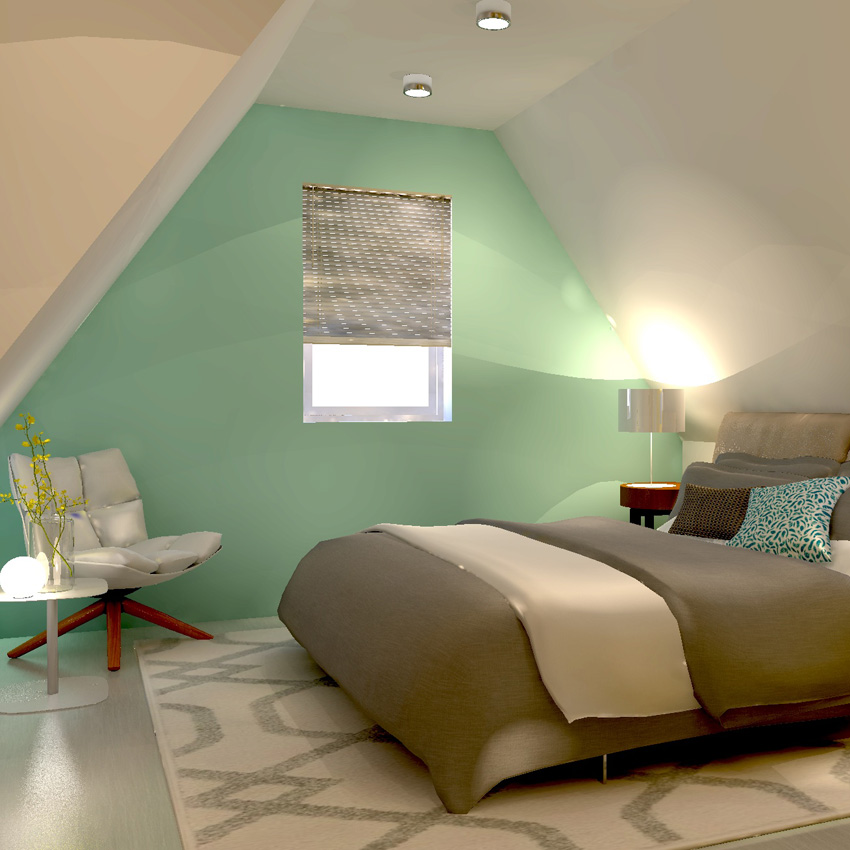 bedroom attic design