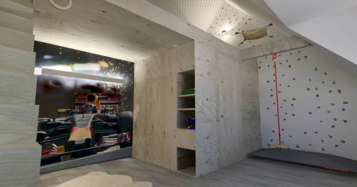 kidsroom design attic